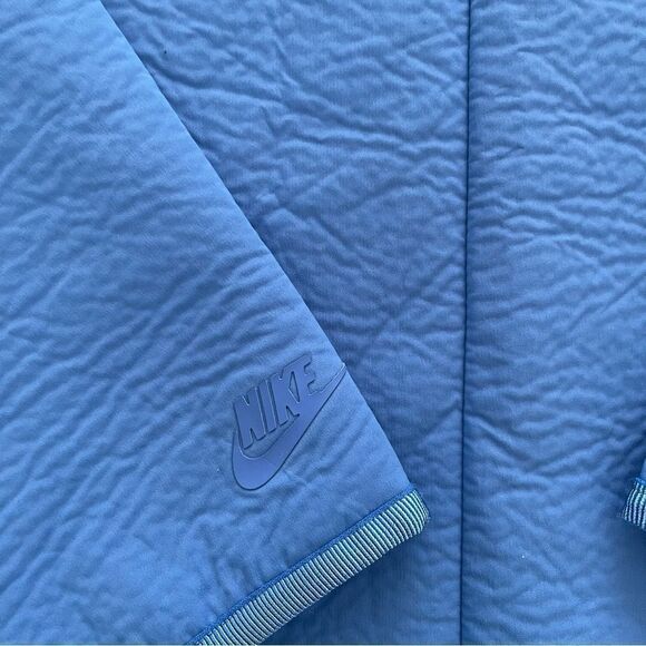 Nike Sportswear Women Tech Pack Blue Crew Top (930765-403) Size Small - Picture 7 of 7
